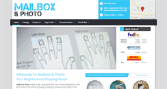 Desktop Screenshot of mailboxandphoto.com